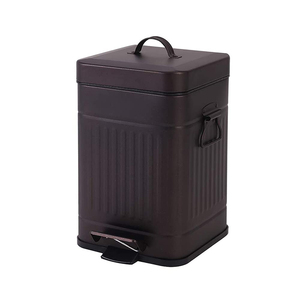 Plastic Dust Bin Commercial Outdoor Street Plastic 6L Dust Bin Trash Can