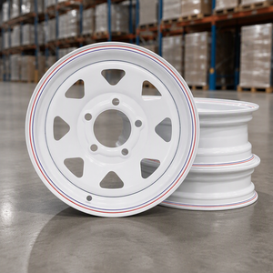 Jante de <span class=keywords><strong>remorque</strong></span> en acier renforcé à 5 trous de 14 pouces, fabrication OEM, capacité de charge élevée, pièces de rechange pour <span class=keywords><strong>remorque</strong></span> - Product Image 2