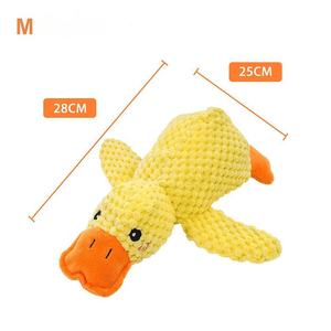 Mainan Kunyah Anjing Bebek Kartun Murah dan Menyenangkan, Mainan Hewan Peliharaan Plush Lembut <span class=keywords><strong>3</strong></span> Ukuran dengan Fitur Tahan Gigitan Kertas Krep untuk Anjing Besar - Product Image 4