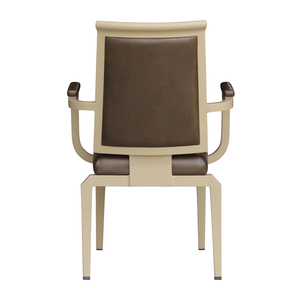 Bord de mer rétro hôtel meubles restaurant commercial grain de bois fauteuils pour hôtel avec bras <span class=keywords><strong>tissu</strong></span> luxe - Product Image 4