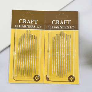 10 agujas grandes para tejer con aguja perforadora, para uso doméstico, costura y fabricación de edredones; venta al por mayor disponible en tiendas de dólar y en el mercado. - Product Image 3