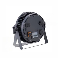 BOTAI 12x18W Ultra-Slim LED Par Light 6-en-1 avec RVB Ambre Blanc Chaud/Froid pour Stages DJ Office Utilisation Smart Control DMX Mode