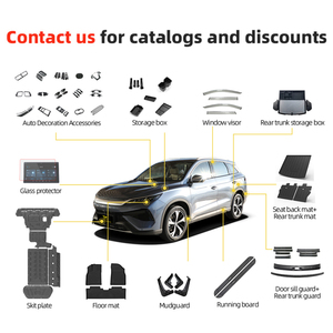 Kits d'accessoires intérieurs et extérieurs pour BYD Song Pro 2025 : Tapis de sol, garde-boue, pare-soleil, couvre-coffre, rideau, boîte de rangement, accessoires pour véhicules électriques - Product Image 2