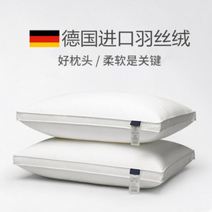 Hotel Supplies 3D Hotel <b>Pillow</b> Core 3 Height Options <b>Neck</b> Support Antibacterial White Rectangle Synthetic Fiber <b>Pillow</b> - Product Image 3
