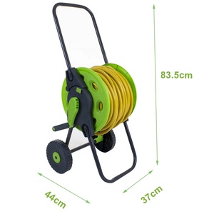 <span class=keywords><strong>Chariot</strong></span> autoportant Portable support de <span class=keywords><strong>tuyau</strong></span> d'<span class=keywords><strong>arrosage</strong></span> de jardin, <span class=keywords><strong>chariot</strong></span> de bobine de <span class=keywords><strong>tuyau</strong></span> en plastique adapté au stockage de jardin, pelouse, ferme, Patio - Product Image 2