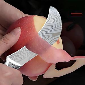 Nouveau <span class=keywords><strong>Couteau</strong></span> à Fruits Courbé Multi-Usages en Acier Inoxydable pour Légumes, Durian, Jackfruit et Ananas – Usage Domestique - Product Image 3