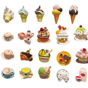 Juego de Imanes de Refrigerador con Diseño de Comida Realista en 3D, Adhesivos de Resina <span class=keywords><strong>para</strong></span> Refrigerador, Lindos Juguetes de Comida en Miniatura <span class=keywords><strong>para</strong></span> Decoración de Cocina - Product Image 6