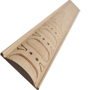 Tablón macizo de madera de <span class=keywords><strong>haya</strong></span> estilo europeo línea de madera tallada directo de fábrica barato al por mayor para Interior de madera de construcción de bienes raíces - Product Image 2