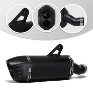 Kit de modification d'échappement de <span class=keywords><strong>moto</strong></span>, <span class=keywords><strong>ligne</strong></span> d'échappement en acier inoxydable, silencieux AKRA pour BMW R1300R R1300RS R1300GS R1300ADV 2024-2025 - Product Image 4