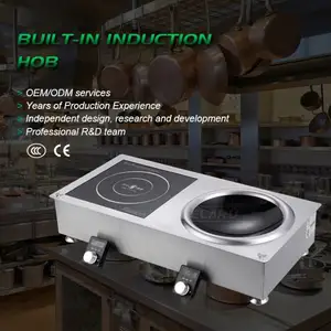 Burner Nhà Máy Ở Trung Quốc 2000V Bếp Cảm Ứng Với 2 Khu Vực Nấu Ăn Bếp Cảm Ứng Vitroceramic Thủy Tinh