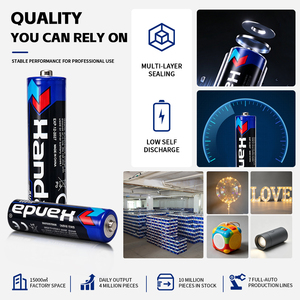 แบตเตอรี่คาร์บอนซิงค์ขนาด AA 125mAh ได้รับการรับรองมาตรฐาน CE ขายส่งจากโรงงาน ราคาถูกและเชื่อถือได้ - Product Image 1