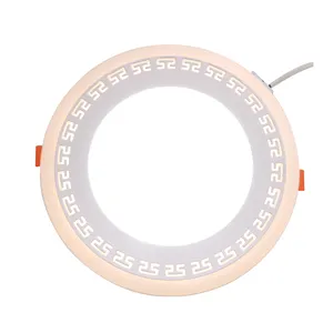 两种颜色的Led面板灯Ip20 Smd2835 双色led灯面板装饰