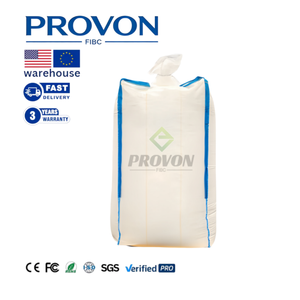 Sac Jumbo Personnalisé 0,5-3 Tonnes Option 4 Boucles de Levage Sacs en Vrac FIBC 100% PP Vierge Rapport de Sécurité 5:1 Grand Sac <span class=keywords><strong>Stabilisé</strong></span> aux UV - Product Image 1