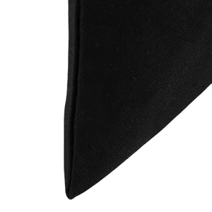 Grand sac fourre-tout en toile de coton noir de 10 onces, sacs de courses réutilisables écologiques en tissu - Product Image 2
