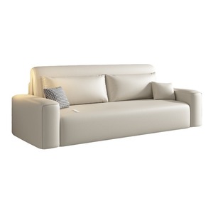 High-End Dual-Use Electric Sofa Bed Full-automatic Double Foldable Modern <strong>Design</strong> Style Fabric <strong>Small</strong> Living Room <strong>Apartment</strong> - Product Image 5