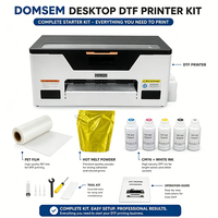 Imprimante à plat DTF DOMSEM A3, film PET, impression sur tous les tissus, t-shirts, textiles