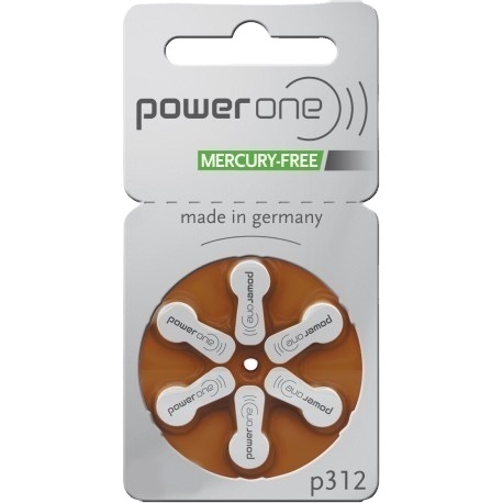Power One 312 Varta Hearing Aid Batteries Size 312 Mercury Free Zinc air Battery Hot Sale Hearing Aid Batteries