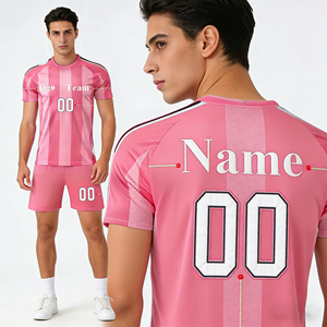 Chaqueta Cortavientos con Capucha Transpirable Multicolor para Exteriores de la Marca Itau, Traje Deportivo Rosa de Secado Rápido, Uniforme de Fútbol - Product Image 1