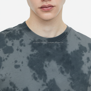 เสื้อยืดผู้ชายสีสันสดใสซักขนาดพลัสไซส์ไซส์ - Product Image 1