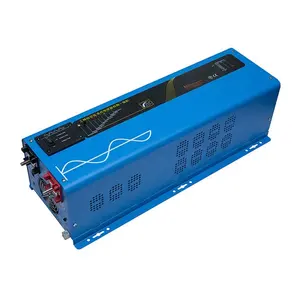 1000W 3000W 5000W Tần số công suất cao 12V 24V 48V đến 220V AC tinh khiết Sine Wave UPS quang điện tắt lưới năng lượng mặt trời biến tần