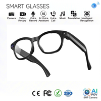 Lunettes Intelligentes Shenzhen avec Caméra Vidéo, Lunettes Intelligentes IA, Appel, Lecteur de Musique, Caméra 8MP, Accessoires pour les Yeux