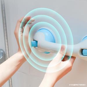 Barra de apoyo montada en la pared, sin necesidad de taladrar, mango de seguridad para baño, ancianos y niños, capacidad de carga de 156 libras, diseño moderno y sencillo - Product Image 2