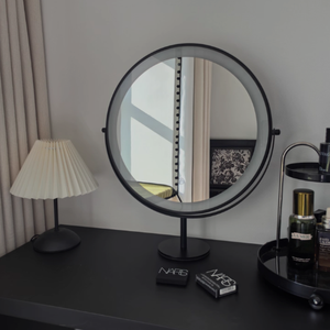 Espejo de Maquillaje <span class=keywords><strong>ECOLIVING</strong></span> con Luces LED Inteligentes Táctiles Regulables, Estilo Art Deco, Forma de Nube Irregular, Material Flotante - Product Image 5