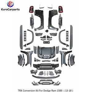 Kit de Carrocería de Conversión TRX para Dodge Ram 1500 Años 2013-2018 Accesorios de Auto Piezas de <span class=keywords><strong>Tuning</strong></span> Parachoques y Capó Nuevas Partes de Carrocería - Product Image 4
