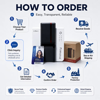 Impresora de Tarjetas de Identificación de PVC Evolis Primacy2, Impresión a una o dos Caras por Sublimación, Control de Acceso para Empleados, Máquina de Impresión de Tarjetas de Plástico CR80