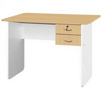 Bureau de direction Furnizone contemporain et moderne, panneau en MDF durable, design modulaire en acier, 1200x600x720mm, 25kg, bureau, école