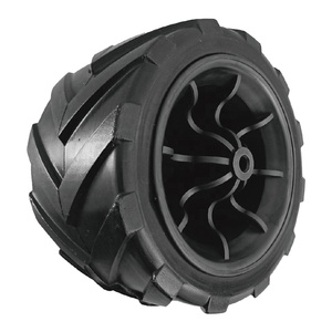 Industrielles Lenkrad 7 Zoll/9 Zoll Mecanum-Rad Blaues PVC-Material Gewindeschutz für Gartenwagen Industriewagen Ohne Bremse - Product Image 3