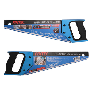 FIXTEC Sierra de mano portátil de plástico de 350 mm para tuberías de agua, con dientes de corte de tres lados, mini sierra de mano FHPPS350 para cortar madera FHPPS350 FHPPS3 - Product Image 3