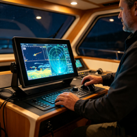 Monitor Marino de 15.6'', 18.5'' y 21.5'', Pantalla Táctil Capacitiva Impermeable IP67, 1500 Nits, para Exteriores, para Barcos de Pesca