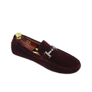 La maggior parte dei confortevole degli uomini del Vino tutti in pelle pieno di modo di colore mocassini casual <span class=keywords><strong>scarpe</strong></span> classiche da uomo - Product Image 5