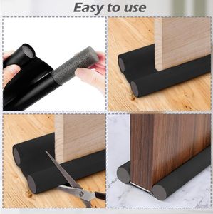 2025 Flexible porte bas bande d'étanchéité bouchon porte coupe-froid garde vent poussière bloqueur scellant bouchon porte joint - Product Image 3