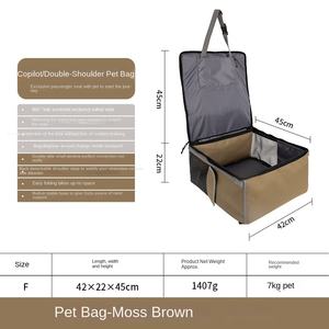 Portador de mascotas Transformable a asiento de coche para mascotas Mochila para perros y gatos de gran capacidad a prueba de arañazos de doble uso Mochila portátil plegable para mascotas Co-<span class=keywords><strong>Pilot</strong></span> - Product Image 6