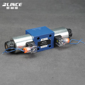 Vanne de commande électro-hydraulique, vérins 12 Vcc, électrovanne hydraulique 24 volts, vanne de commande directionnelle hydraulique Rexroth - Product Image 1