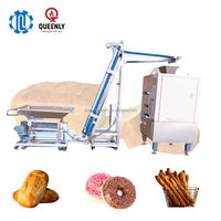 Machine à pain automatique haute capacité avec élévateur de trémie pour la découpe et la division de la pâte, idéale pour la fabrication de pains de boulangerie, tortillas et naan, avec moteur