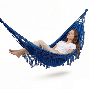 <span class=keywords><strong>Hamaca</strong></span> de Macramé Boho Moderna, Duradera, de Gran Tamaño, para Interiores y Exteriores - Product Image 1