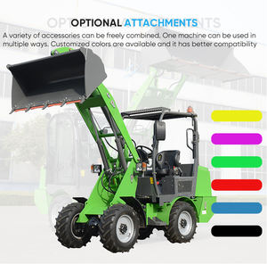 Pasokan INMAX Tiongkok EV10 1000kg ember roda Mini print depan pertanian kecil roda pemuat Mini - Product Image 5