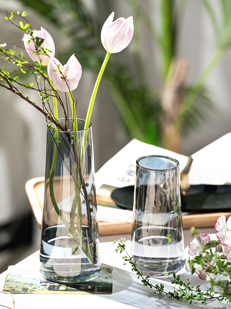 Factory Produced Wholesale Home decor Glass Flower Vase