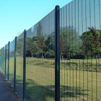 Clôture anti-escalade en maille moderne de 2m, galvanisée à chaud 358 WPC/acier/carbone métal double pour les fermes, les jardins et les sports.