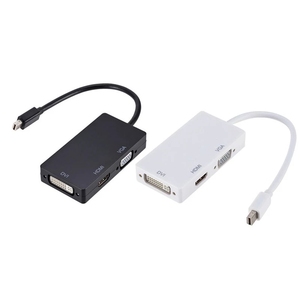 Multiport Thunderbolt <span class=keywords><strong>Mini</strong></span> <span class=keywords><strong>dp</strong></span> để HDMI <span class=keywords><strong>VGA</strong></span> <span class=keywords><strong>DVI</strong></span> <span class=keywords><strong>adapter</strong></span> cáp 3 trong 1 <span class=keywords><strong>Mini</strong></span> <span class=keywords><strong>dp</strong></span> PC TV <span class=keywords><strong>Adapter</strong></span> hỗ trợ 1080P - Product Image 3