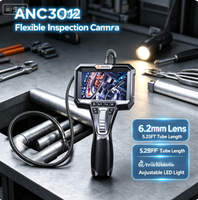 Endoscope à double caméra ANCEL AN302 210 °   Sonde articulée de 6,5 mm, écran IPS de 4,3 pouces, étanche IP67, batterie de 2600 mAh