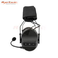 Headset Telepon Taktis Penguat Suara Perlindungan Pendengaran Peredam Kebisingan Lingkungan (ENC) Tahan Air IPX-3