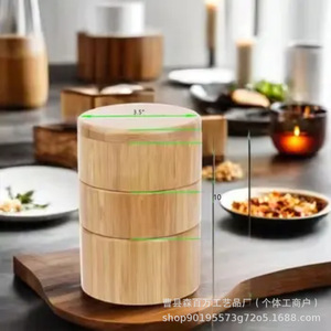 Mori Hyakuman Wooden <b>Spice</b> <b>Jar</b> Layer Type With Lid Desktop Storage For Kitchen Condiments - Product Image 4