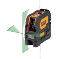 KLEIN TOOLS 93LCLGR Niveau laser croisé vert rechargeable auto-nivelant avec points de plomb rouge