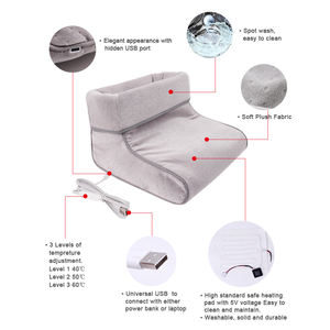 USB電気加熱パッド女性用と男性用の良いギフト暖かい足のホット & コールドパック - Product Image 4