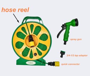 Carrete de manguera y manguera plana de jardín de tubo interior de PVC de 15 metros en caja de color personalizable de gran venta - Product Image 2