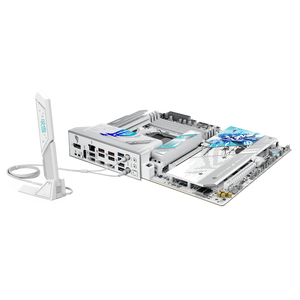 เมนบอร์ด ASUS ROG Strix X870-A Gaming WiFi S สีขาว ATX รองรับ AMD AM5 X870 DDR5 WiFi7 4xM.2 PCIe5.0 - Product Image 3